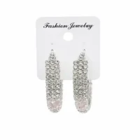 EARRING IN SILVER COLOR WITH PINK PEARLS
