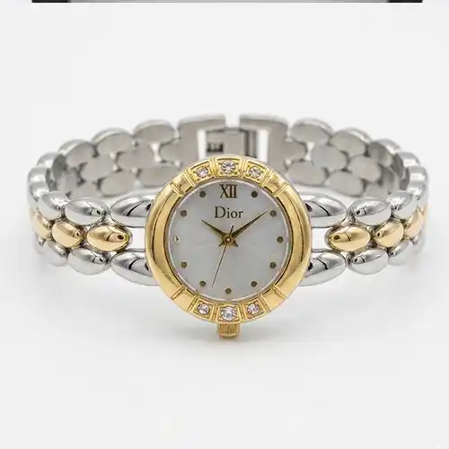 DIOR WATCH SILVER AND GOLD - Image 2