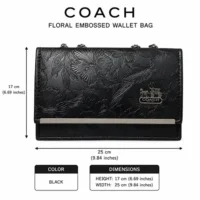 COACH HAND BAG IN BLACK COLOR