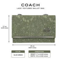 COACH HAND BAG IN GREEN COLOR